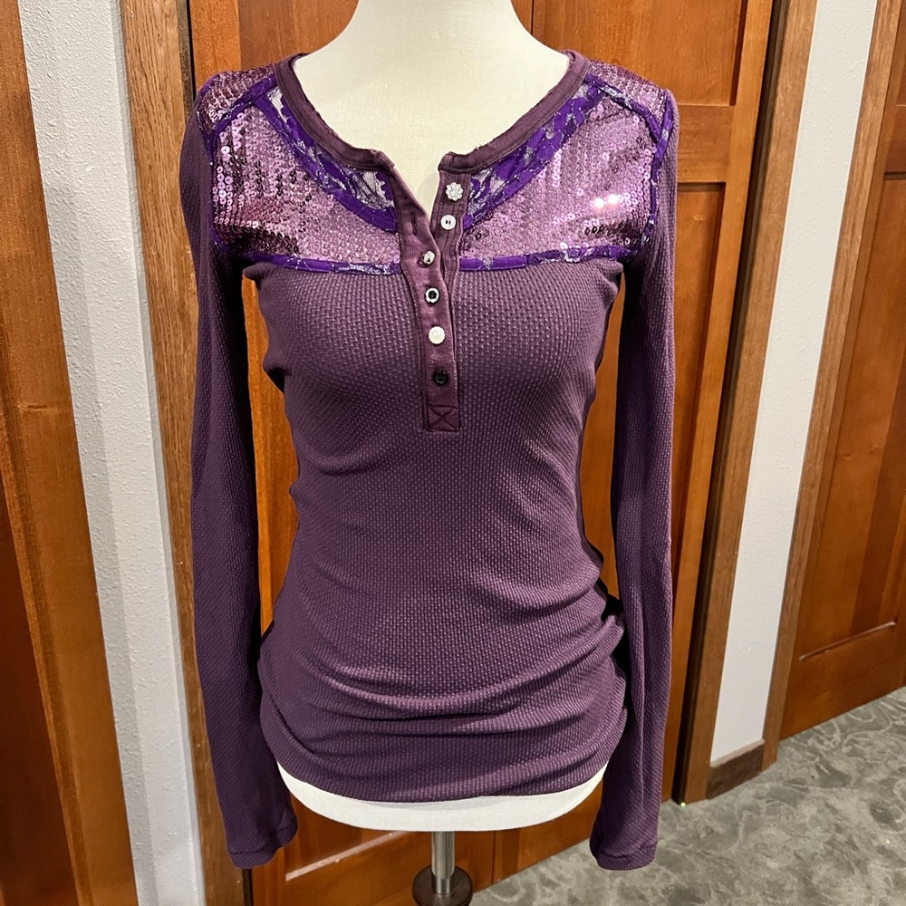 Free People sequin thermal